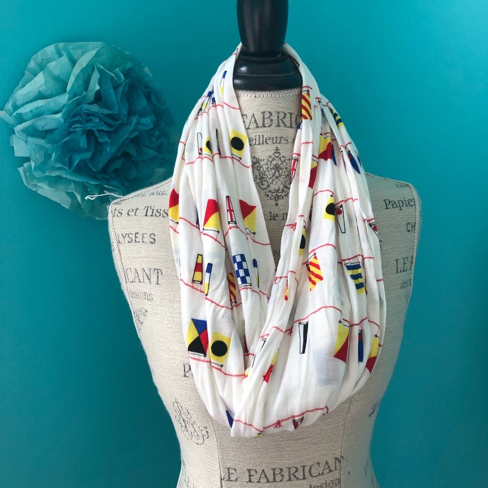 Sperry Nautical Flag Scarf
